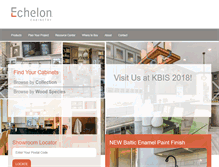 Tablet Screenshot of echeloncabinetry.com